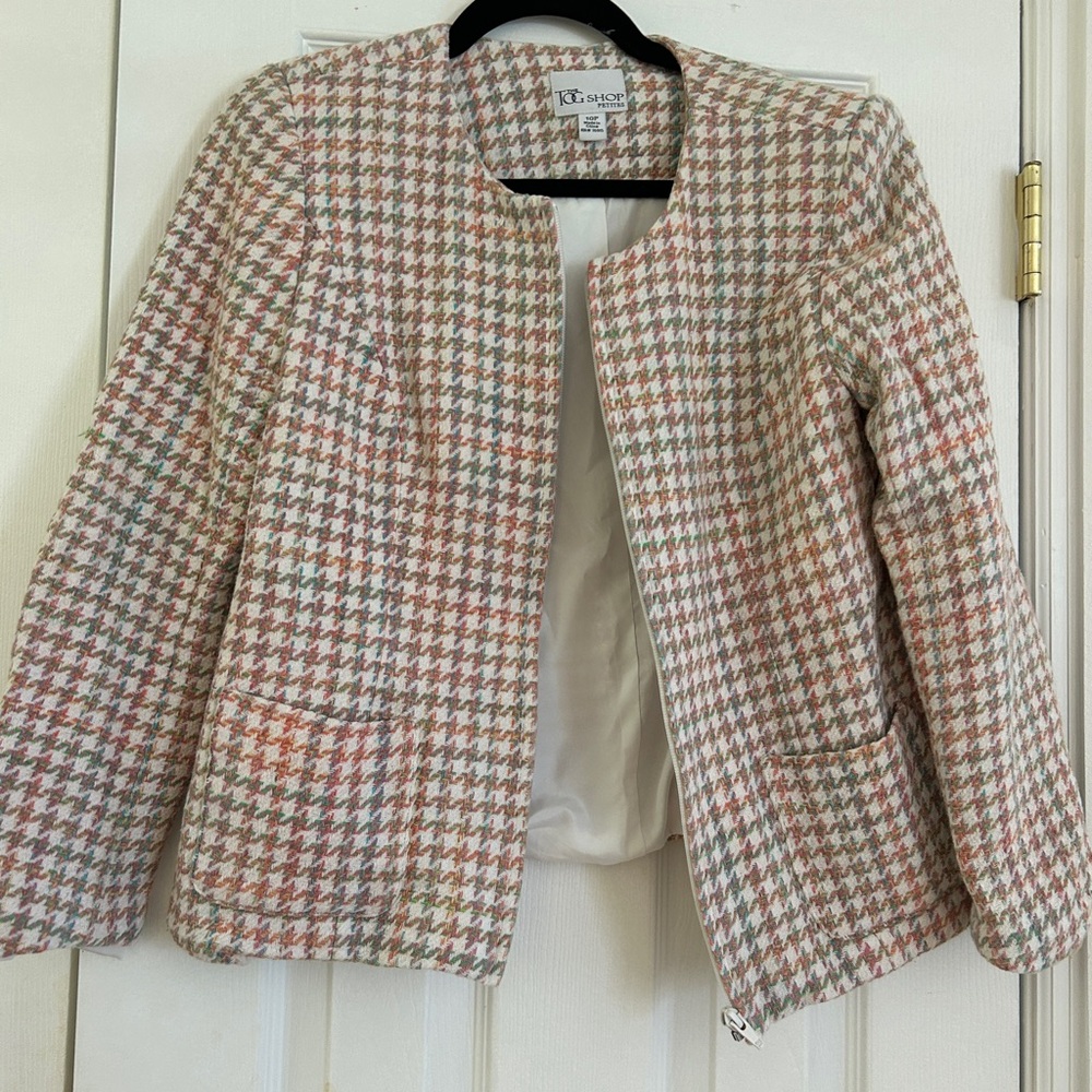 Tog Shop Petite multicolor jacket women’s 10p houndstooth